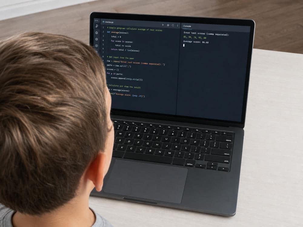 Erstes Coding mit Python - Onlinekurs